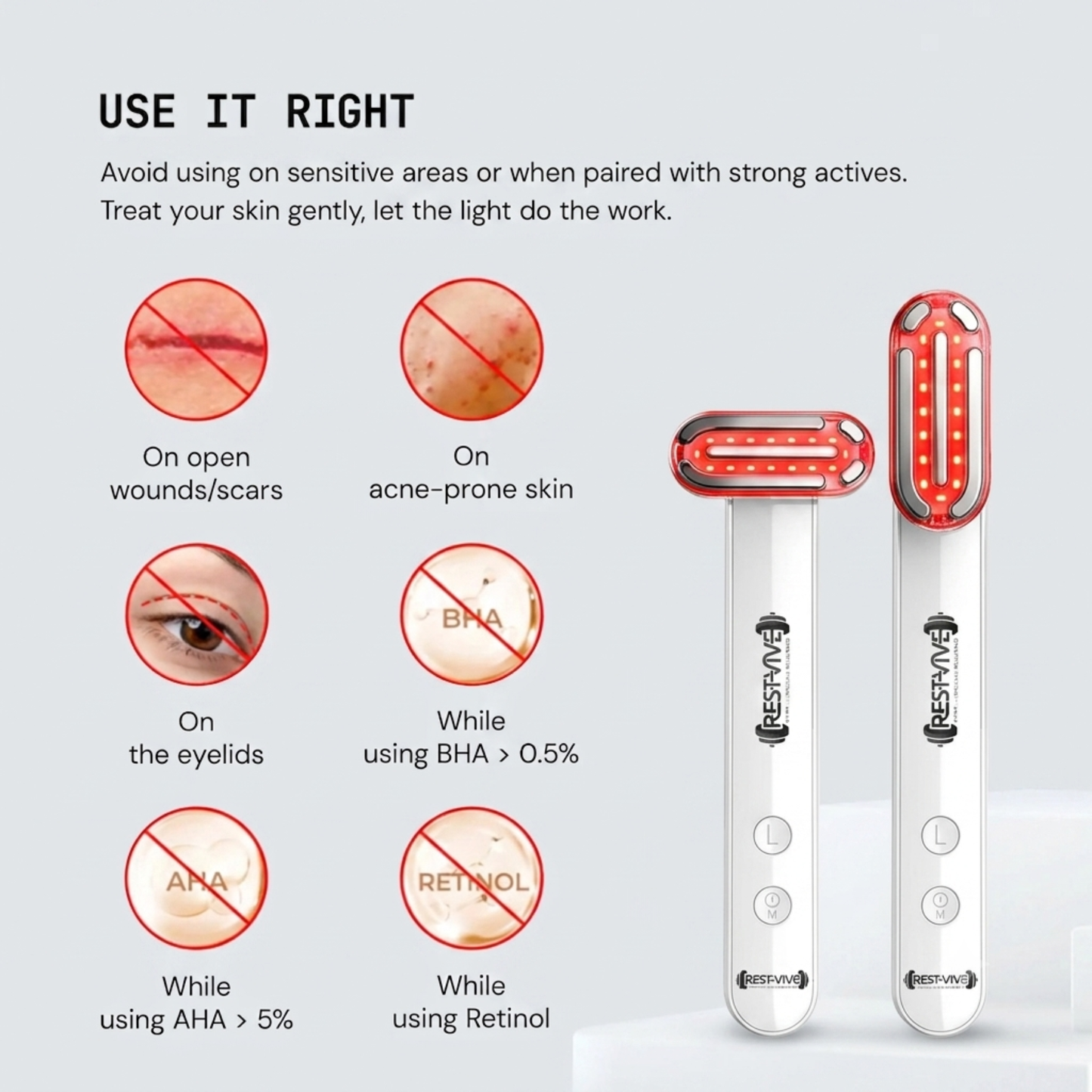 Restvive Red Light Therapy Device