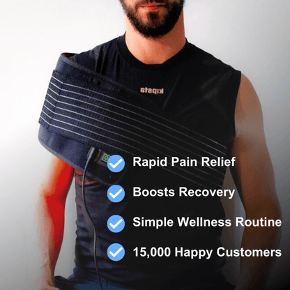 Red light therapy belt benefits — 660nm red and 850nm near-infrared