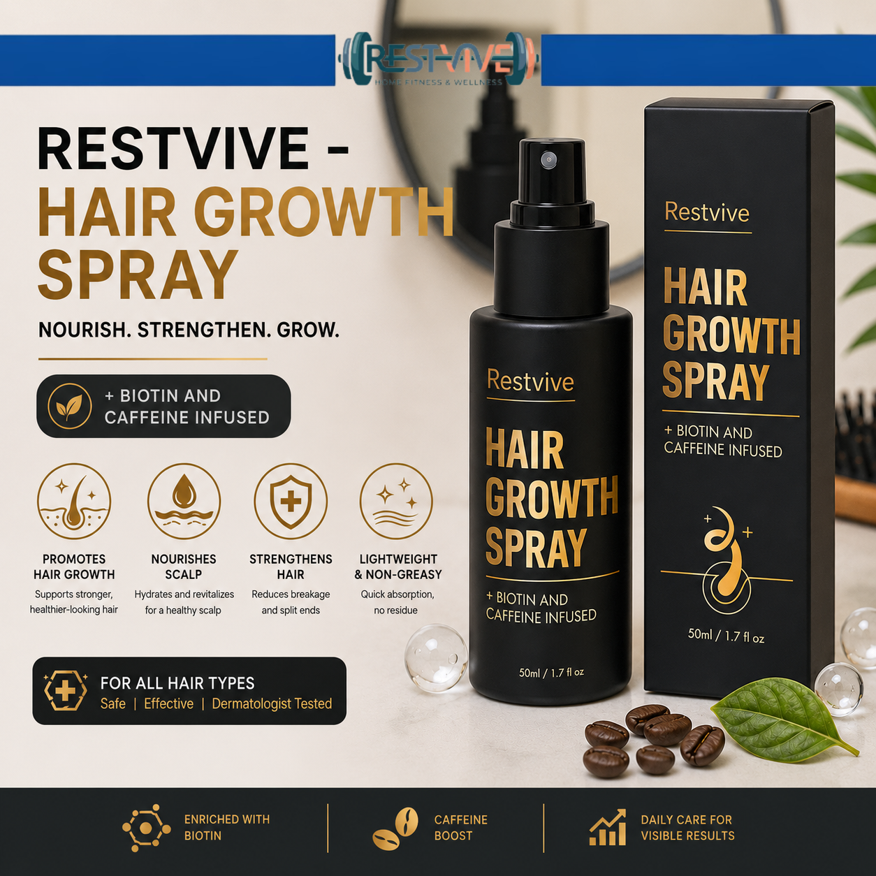 Restvive - Hair Growth Spray