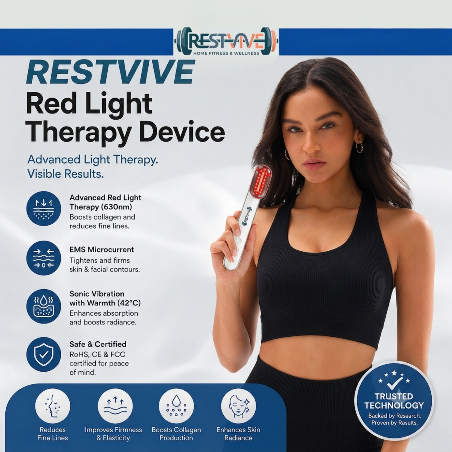 Restvive Red Light Therapy Device