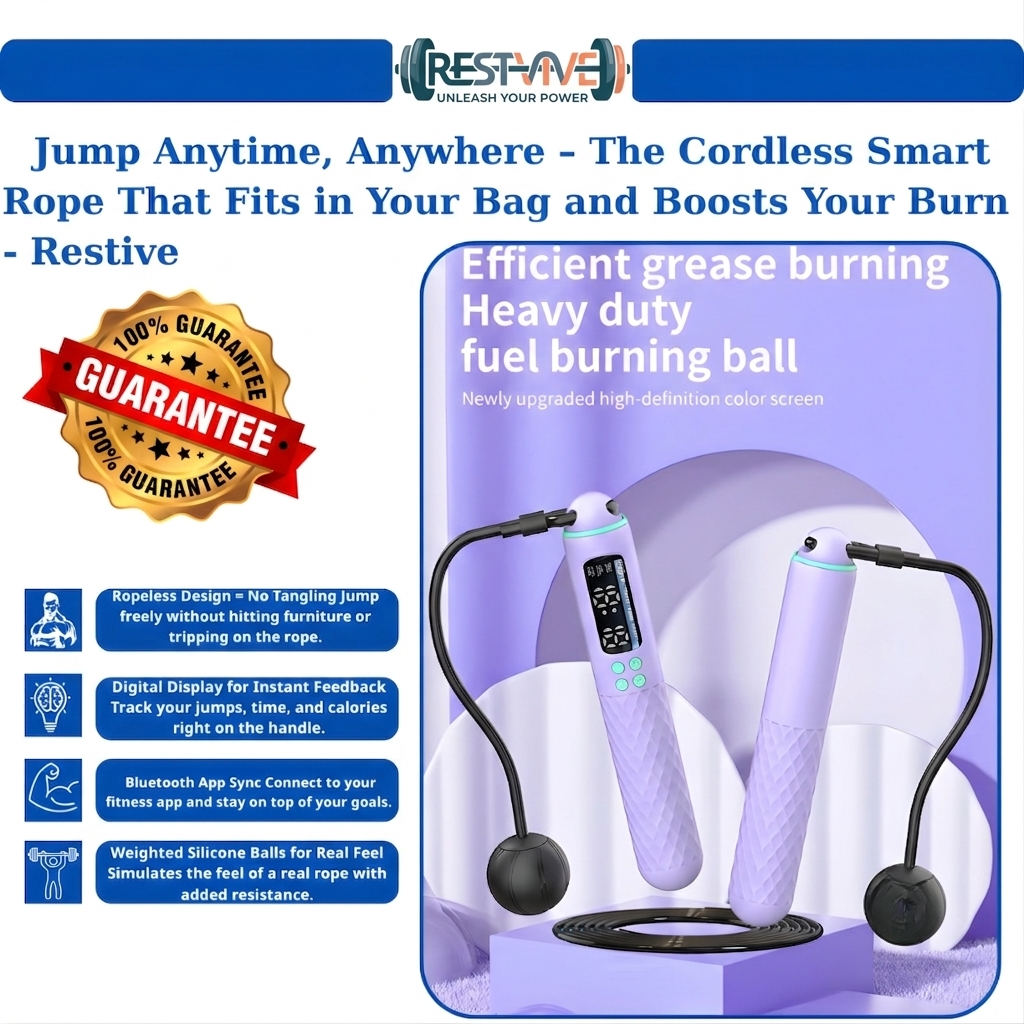 Smart Jump Rope with Counter for Fitness & Weight Loss