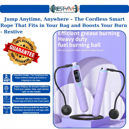 Smart Jump Rope with Counter for Fitness & Weight Loss